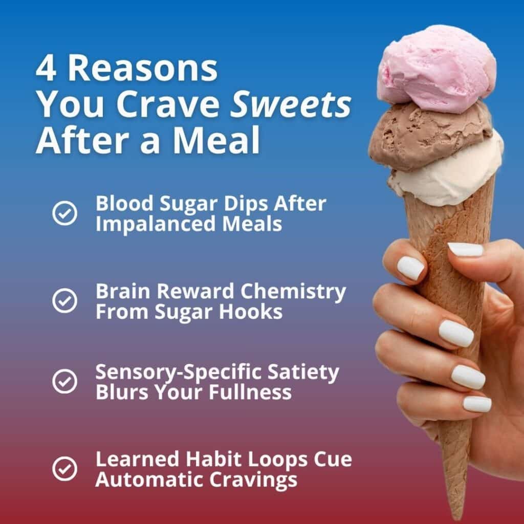 Why Do I Always Want Something Sweet After I Eat?